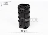 FMA Scorpion　pistol mag carrier- Single Stack for 9MM BK with flocking（select 1 in 3 ）TB1211-BK